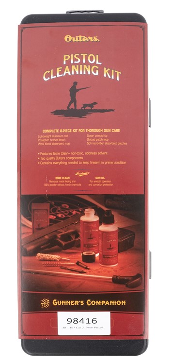 Outers Pistol Cleaning Kit 38 Special,357 Mag,9mm-img-0