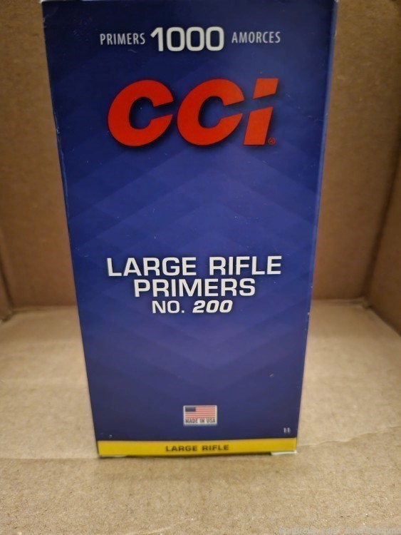 Cci large rifle primers #200 (1000 count) No C.C fees -img-0