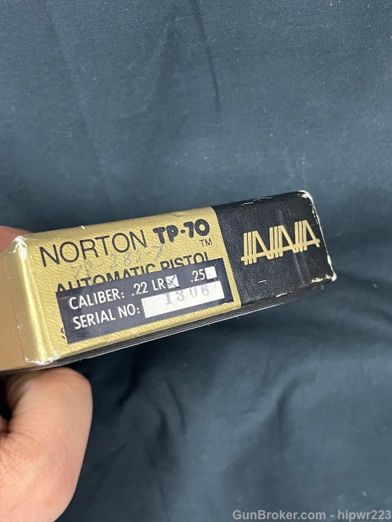 American Arms C. NORTON TP-70 stainless pocket pistol .22LR in box-img-9