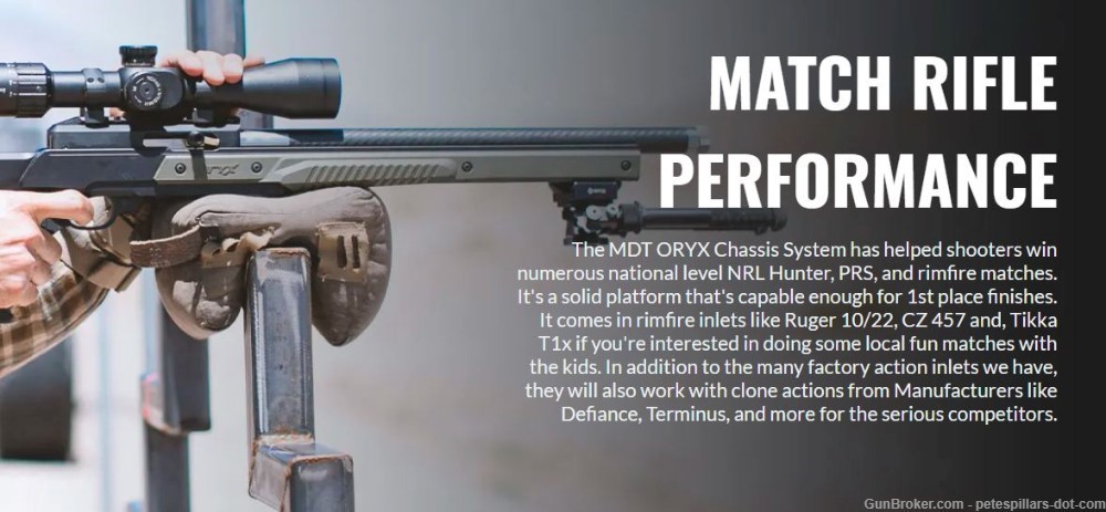 MDT Oryx Rifle Upgraded Chassis Stock Remington 700 SA 106018-FDE-img-2