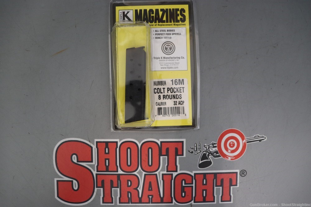 Triple K Colt Model 1903 Pocket 8rd 32ACP Magazine-img-0