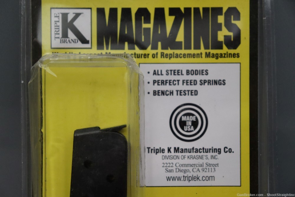 Triple K Colt Model 1903 Pocket 8rd 32ACP Magazine-img-1