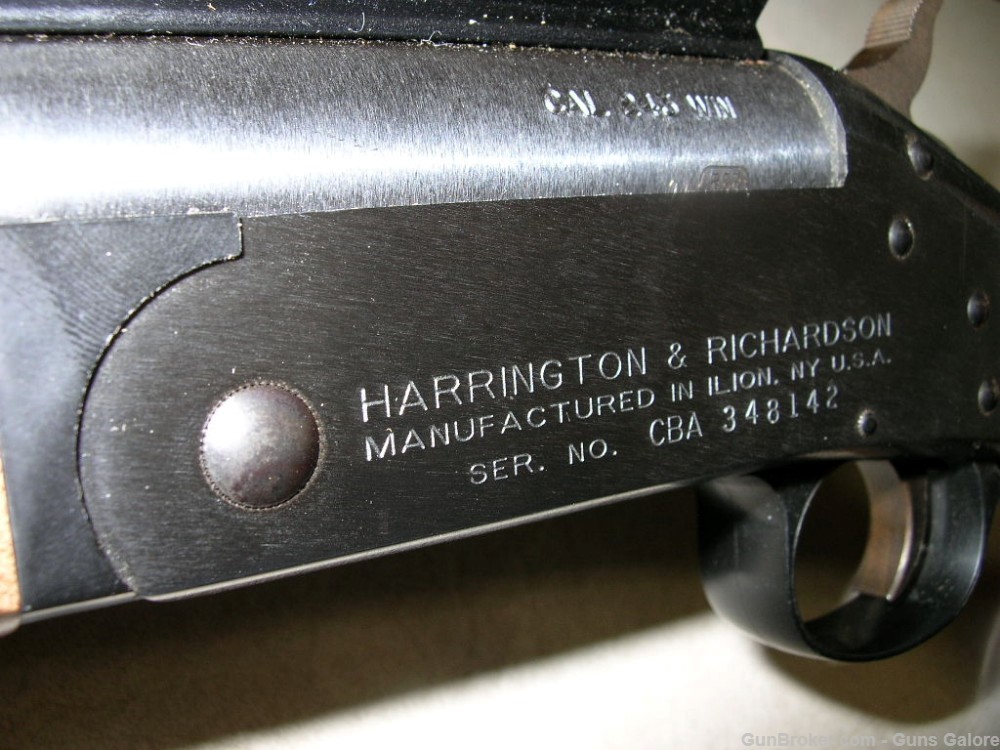 H&R Handi-Rifle 243 Winchester Varmint Thumbhole Laminated-img-25