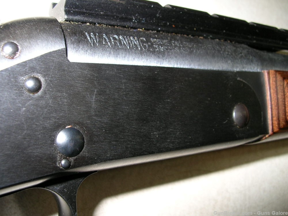 H&R Handi-Rifle 243 Winchester Varmint Thumbhole Laminated-img-23
