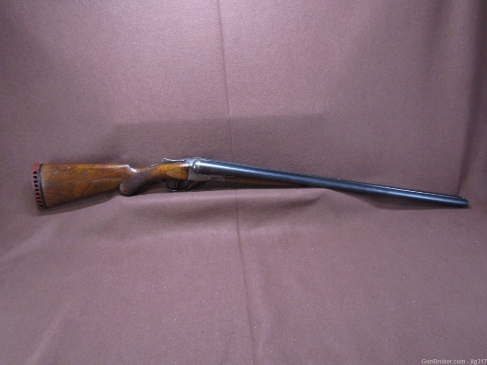 AH Fox Sterlingworth 12 GA SXS Double Barrel Shotgun Made in 1921 C&R Okay-img-0