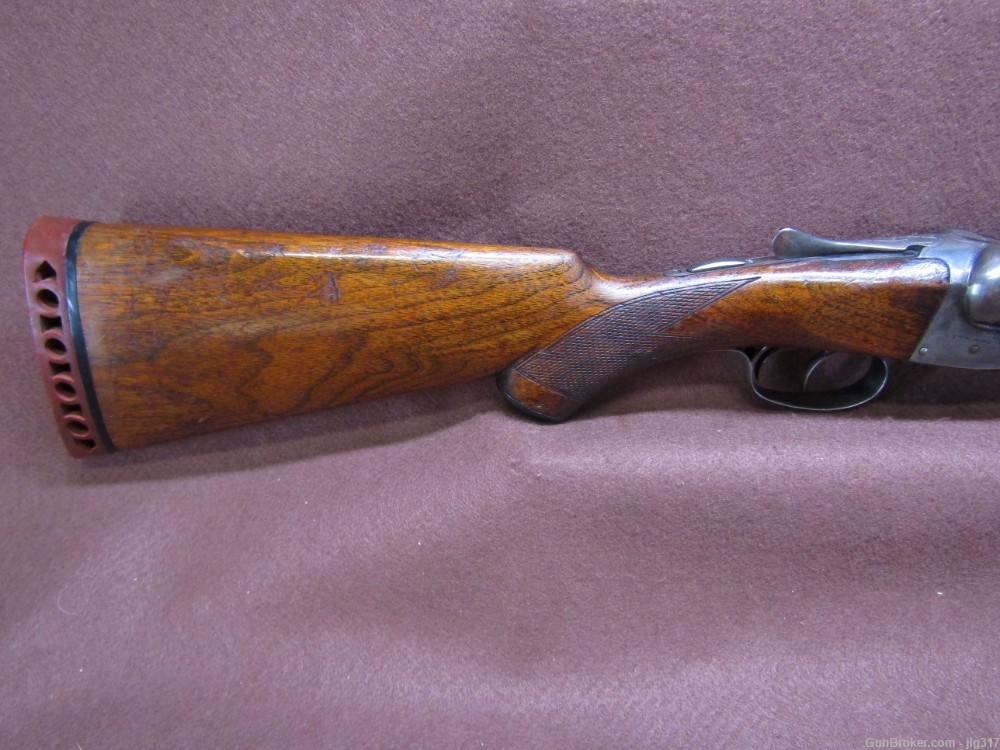 AH Fox Sterlingworth 12 GA SXS Double Barrel Shotgun Made in 1921 C&R Okay-img-1