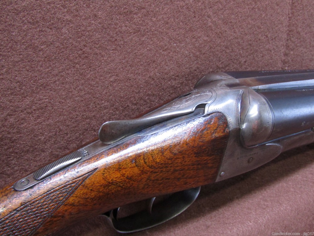 AH Fox Sterlingworth 12 GA SXS Double Barrel Shotgun Made in 1921 C&R Okay-img-9