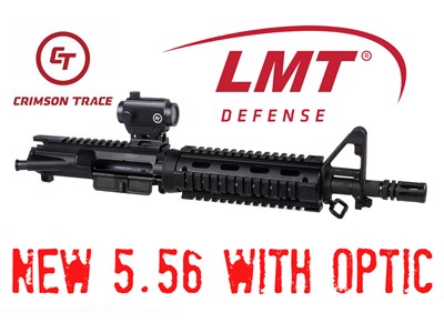LMT 10½" 1/7 5.56mm NEW Flat-Top Upper w/Crimson Trace Red Dot