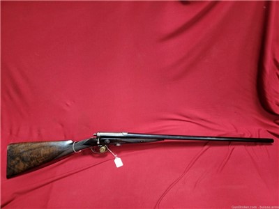 ENGLISHRARE BACONS PATENT BOLT ACTION SIDE BY SIDE 12 GA BLACK POWDER. 