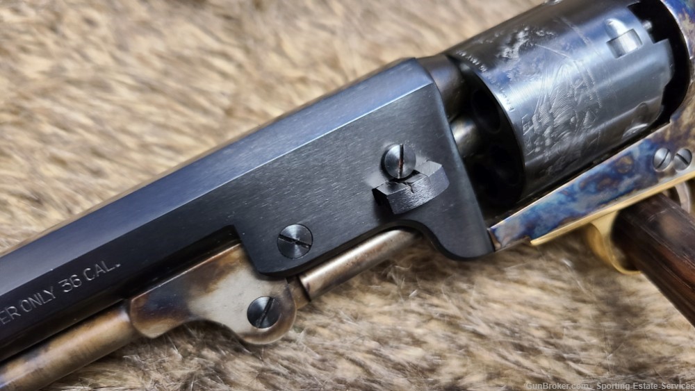 Pietta Model 1851 .36 Caliber Black Powder Revolver - 7 1/2" -img-9