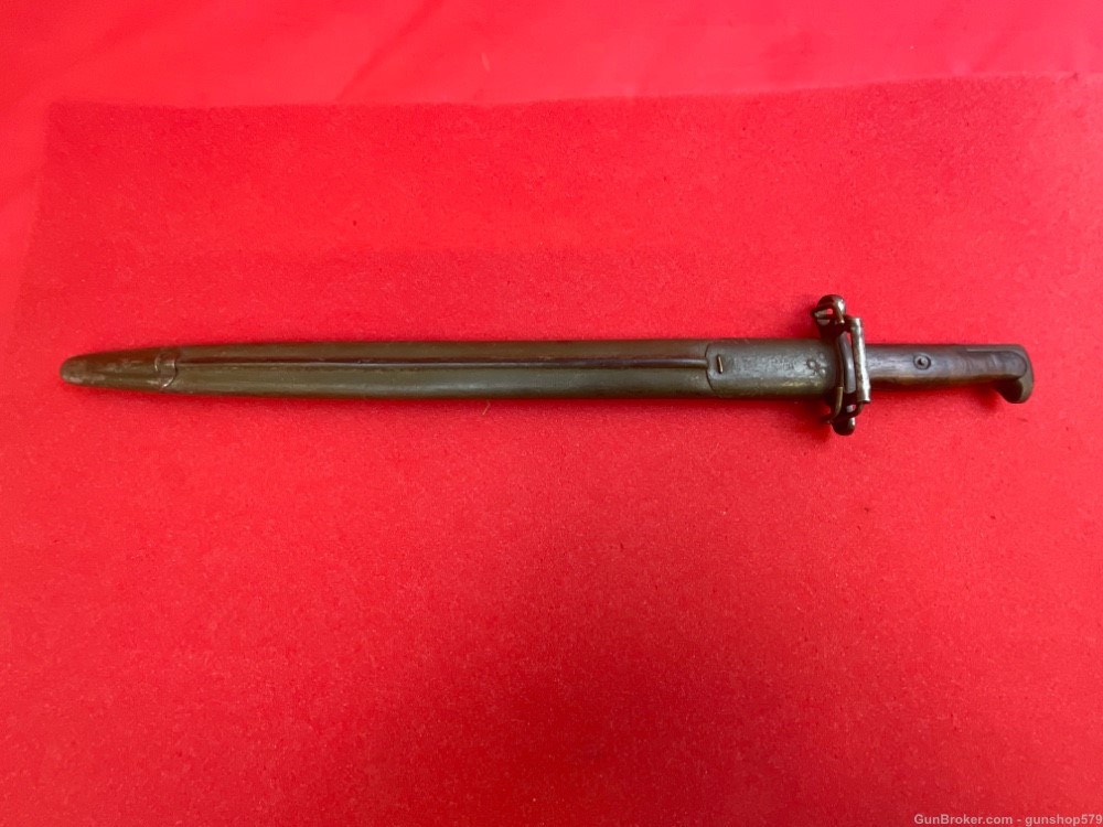 Vintage WWI Springfield 1903 Bayonet 1906 Dated Pre War USGI Low Serial -img-1