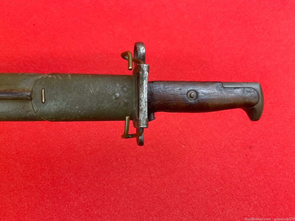Vintage WWI Springfield 1903 Bayonet 1906 Dated Pre War USGI Low Serial -img-2