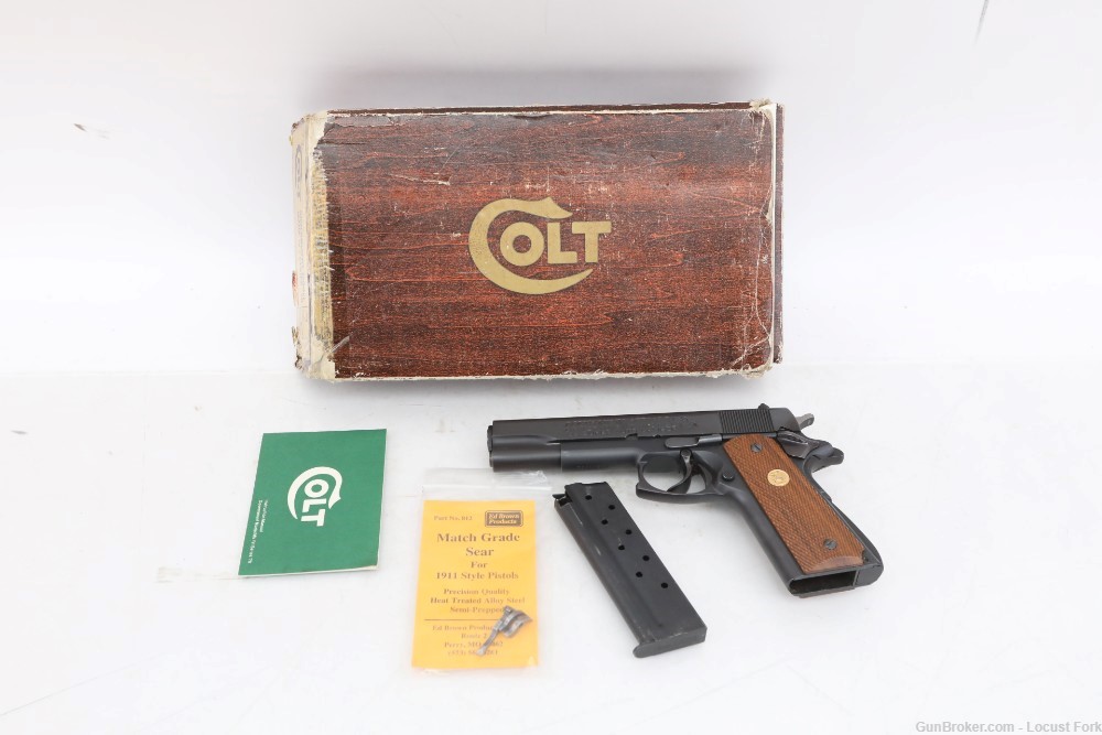 Colt 1911 MKIV Series 70 Government 38 Super Seecamp Conversion LIKE NEW NR-img-0