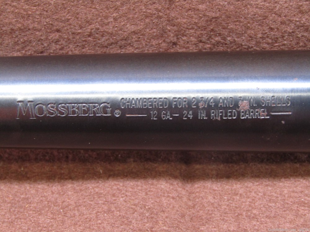 Mossberg 500 A 12 Ga 3 In Pump Shotgun Combo Smooth and Rifled Barrels-img-25