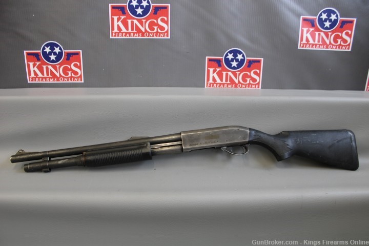 Remington 870 Police Magnum 12 GA 20" Fully Rifled Item S-76-img-0