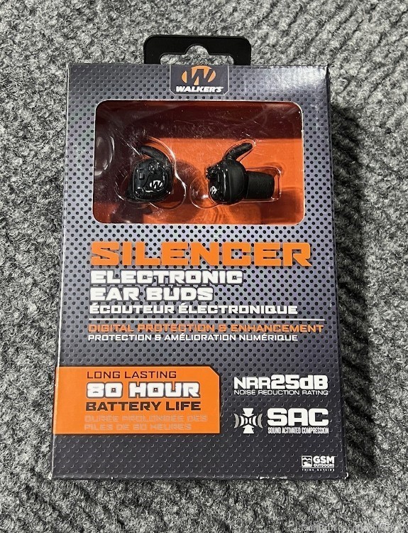 Walker's Silencer Electronic Ear Buds New in Box-img-0