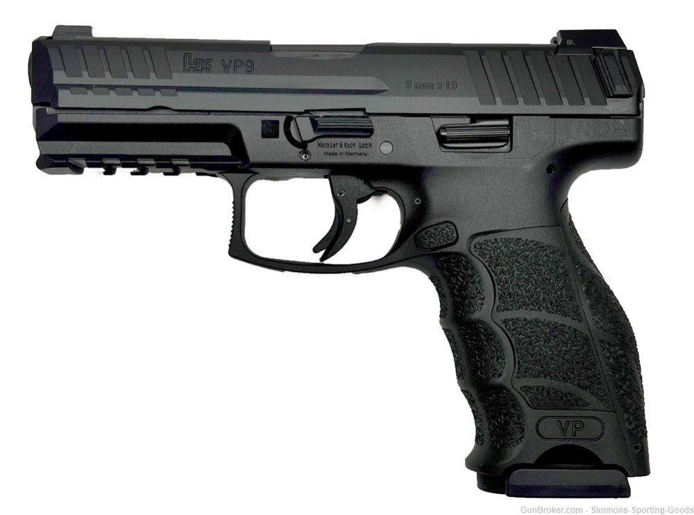 H&K VP9-B (81000286) 4.09" 9mm 17Rd Semi Auto Pistol - Black-img-0