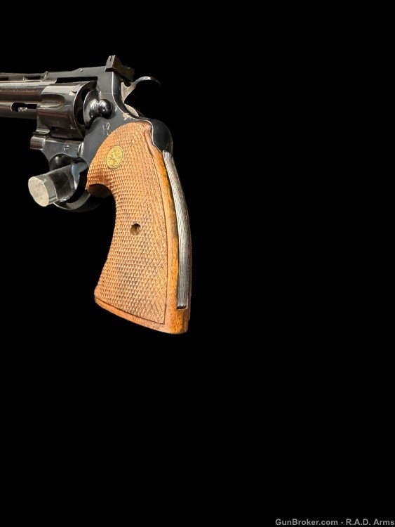 HOLY GRAIL 1958 Colt Python 4 DIGIT 6” Vent Rib Blued .357 Original Grips-img-6