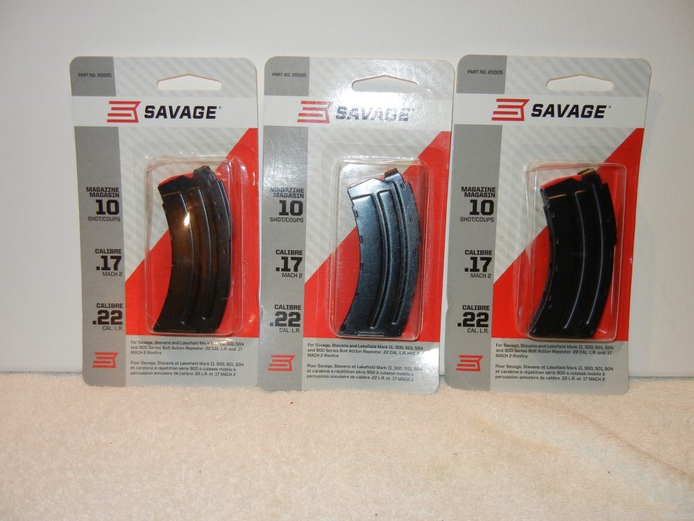 Savage .17/22 calibre  10 round mags.-img-2