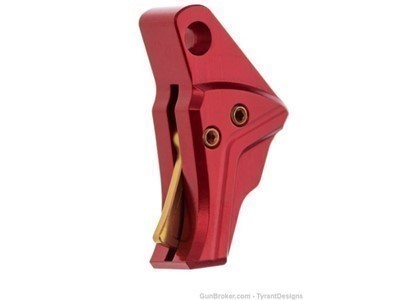 Tyrant Designs - I.T.T.S - GLOCK GEN 5 COMPATIBLE TRIGGER - Red/Gold