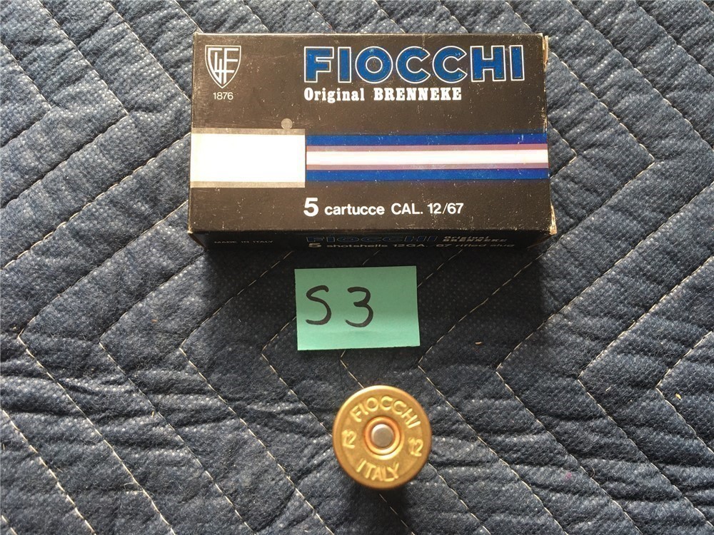 S3] Box Of 5 Fiocchi 12 Gauge Rifled Shotgun Slugs-img-2