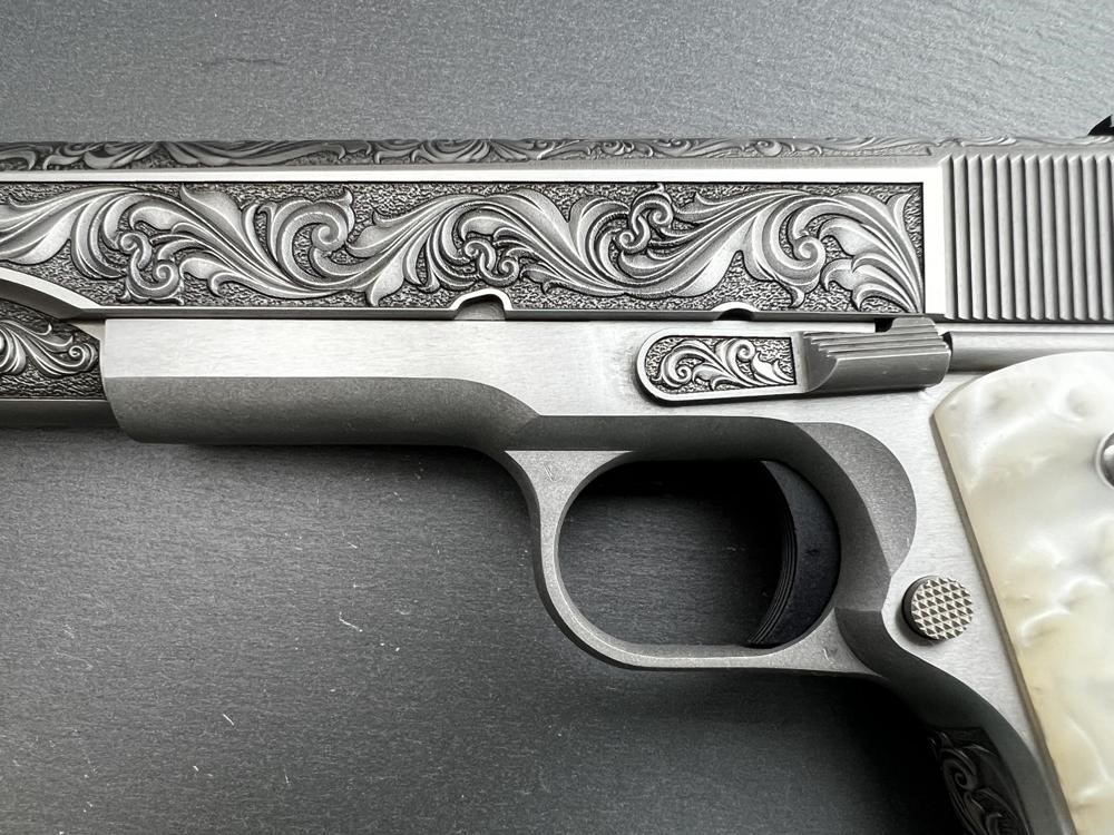 FACTORY 2ND - Colt 1911 Custom Engraved Regal by Altamont .38 Super-img-2