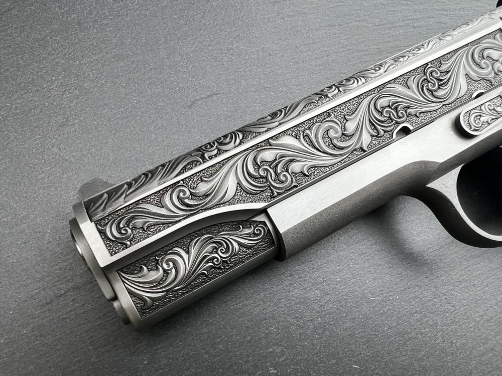 FACTORY 2ND - Colt 1911 Custom Engraved Regal by Altamont .38 Super-img-1