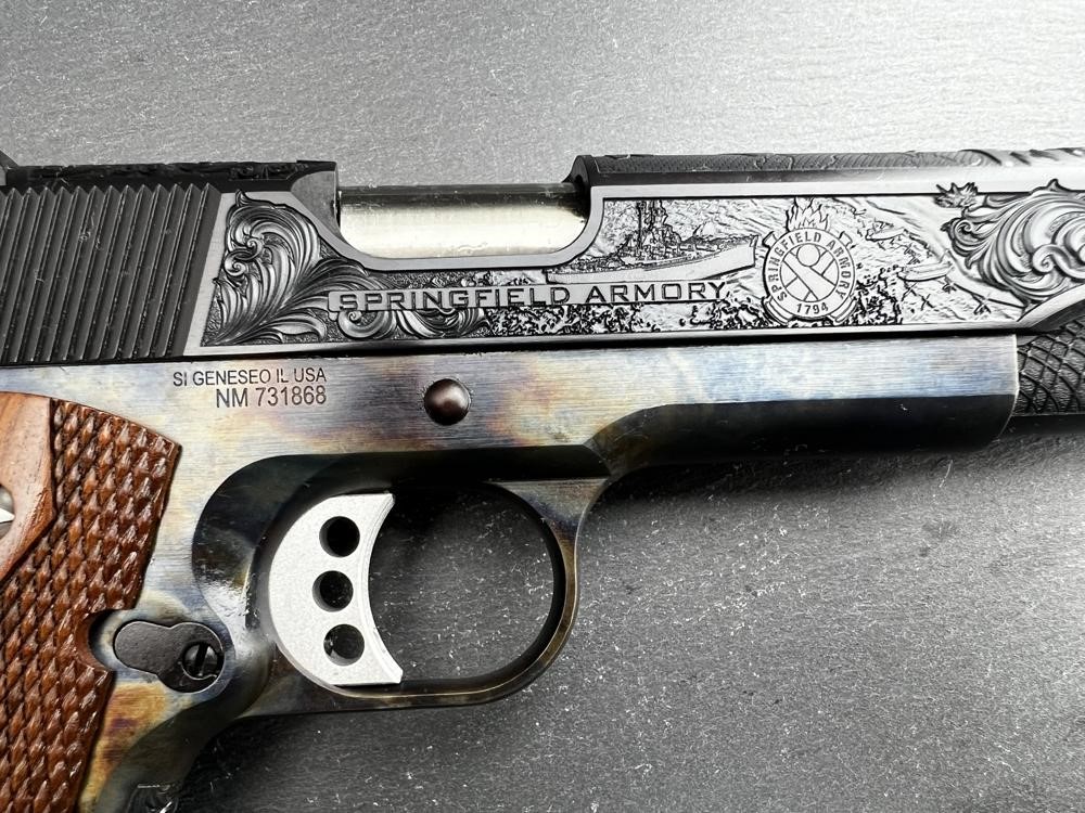 FACTORY 2ND - Springfield 1911 Custom Engraved D-Day Commemorative Altamont-img-8