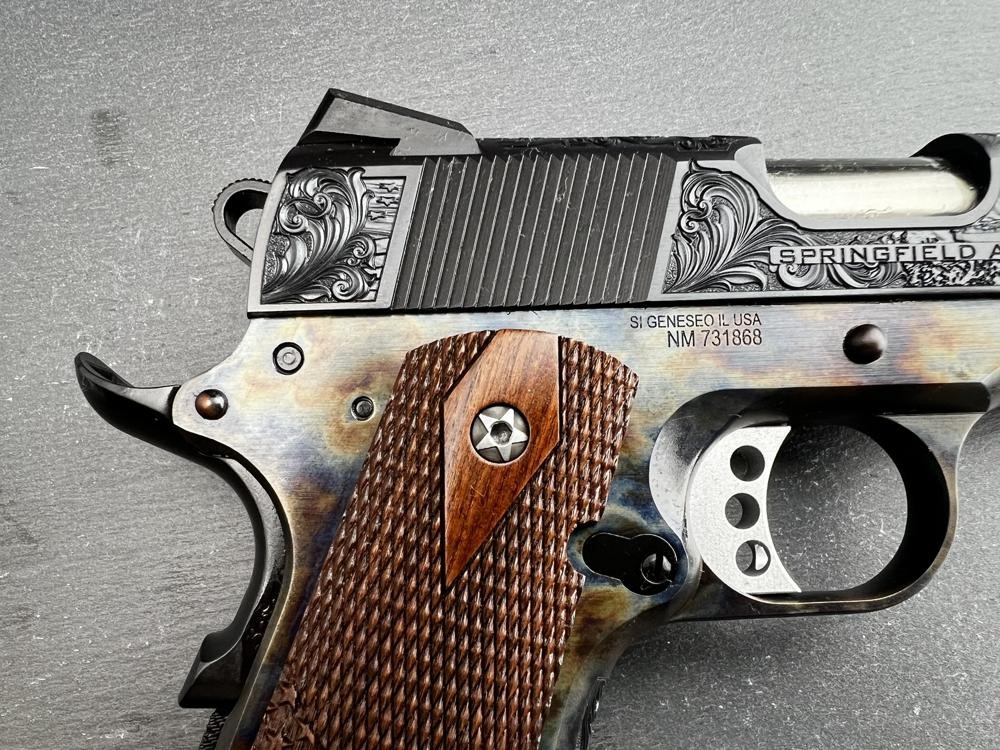 FACTORY 2ND - Springfield 1911 Custom Engraved D-Day Commemorative Altamont-img-9
