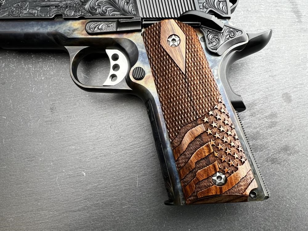 FACTORY 2ND - Springfield 1911 Custom Engraved D-Day Commemorative Altamont-img-4