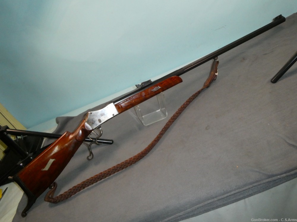 Very Fine Swiss Martini Style Schuetzen Rifle by H. Hatt, 7.5x55mm-img-1