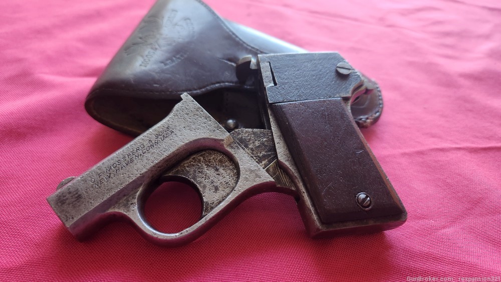 RARE GUNSMITH PROJECT MOSSBERG BROWNIE DERRINGER 4 SHOT .22LR MFG 1920-img-3