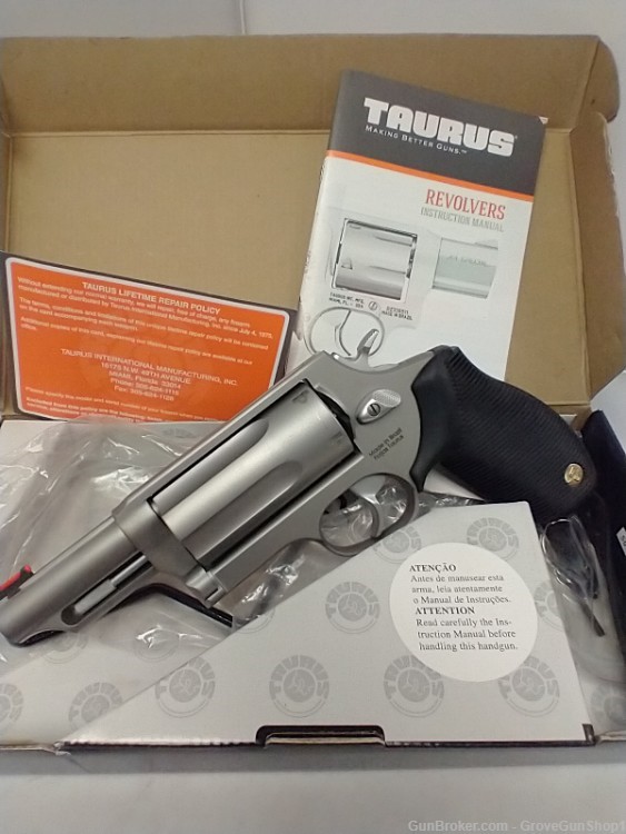 Taurus Judge 45Colt/410Mag 3" SS 5 Rounds 2-441039MAG USED VERY NICE-img-0