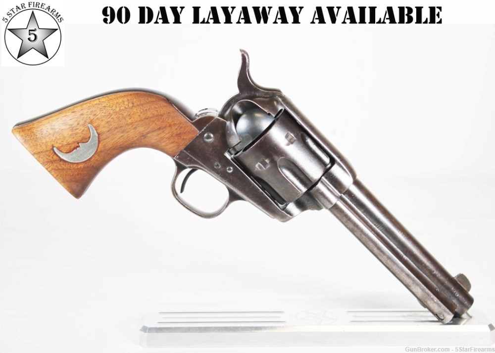 1880 1St Gen. COLT 4.875" SAA .45lc w/ Letter from COLT LAYAWAY AVILABLE!-img-0
