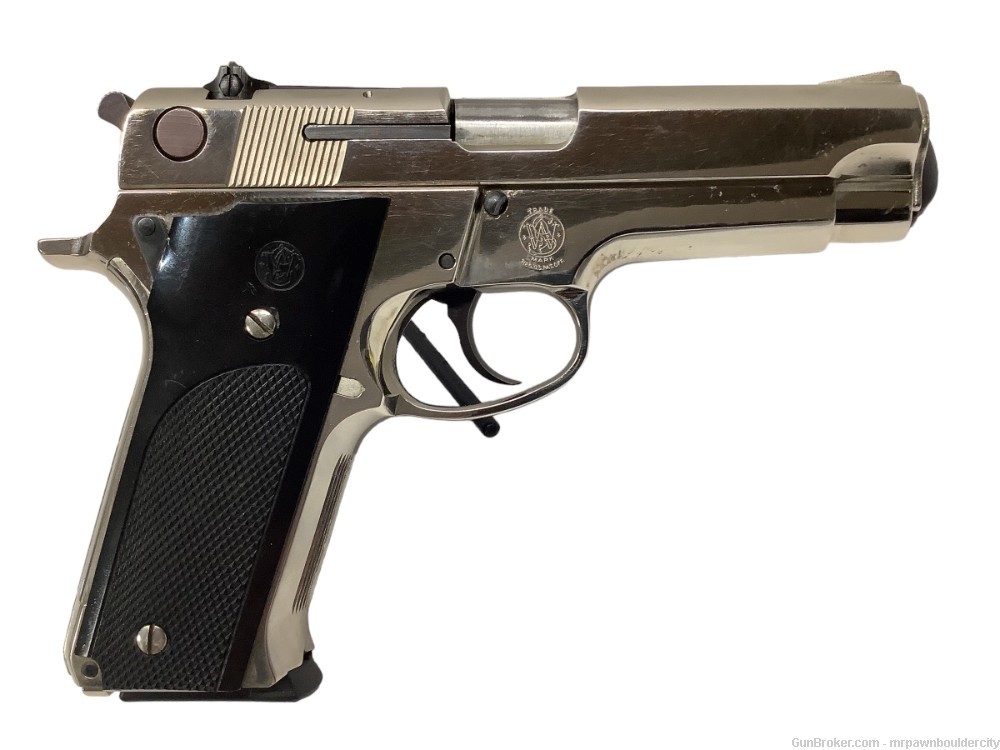 Smith & Wesson Mod. 59 Semi Auto 9mm Pistol GOOD!-img-4