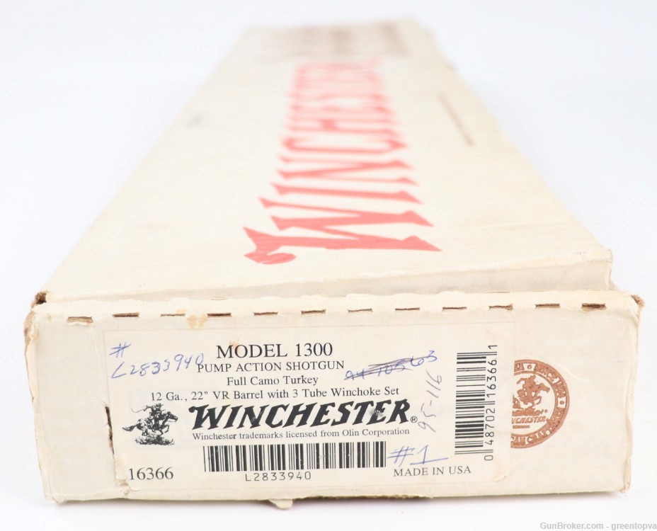 Winchester 1300 TURKEY 12ga 22" Realtree Camo  LIKE NEW IN BOX!  VINTAGE!-img-40