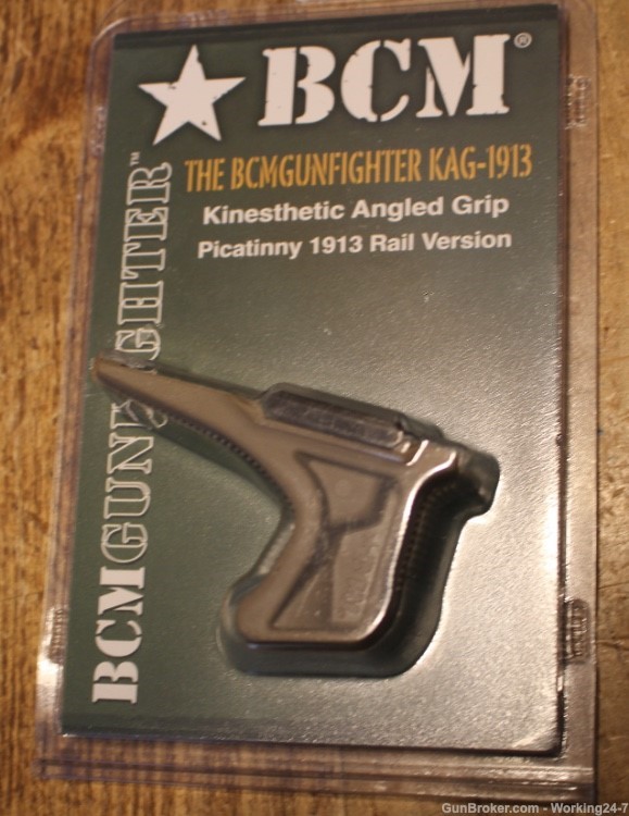 BCMGunfighter KAG 1913 Picatinny Rail Angled Grip for AR or Similar-img-0