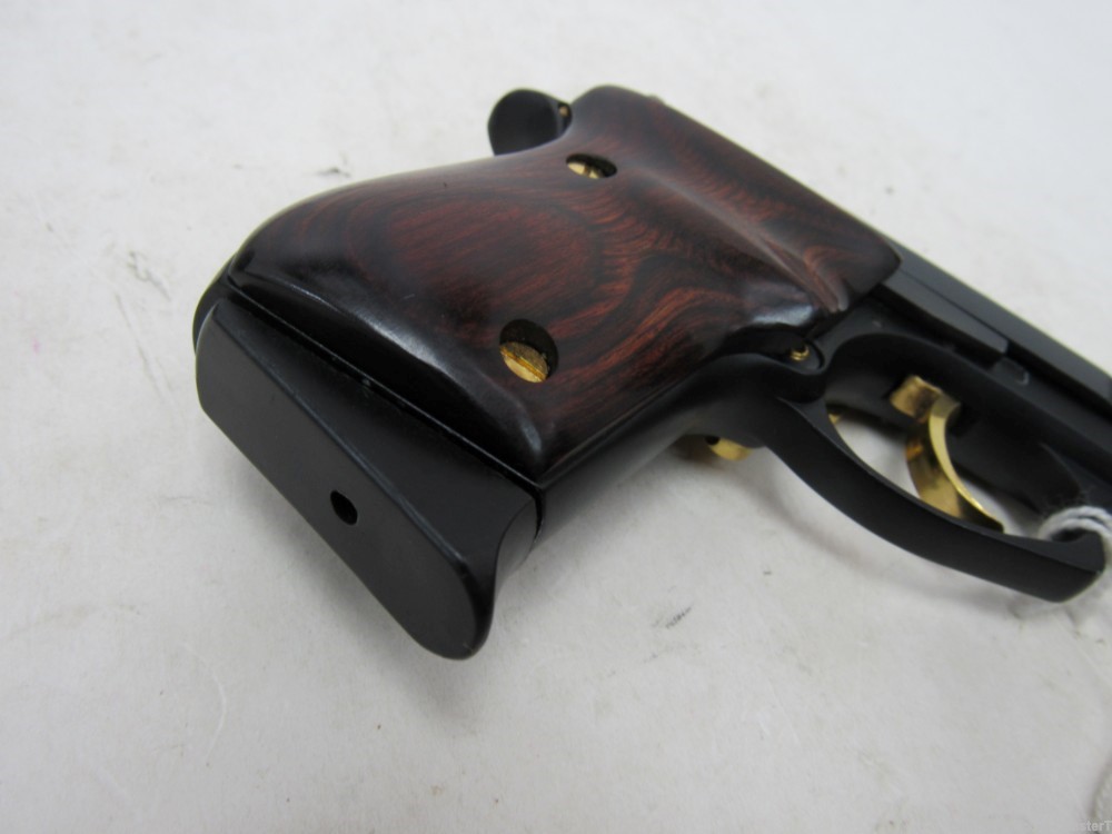 Rare Taurus PT-22 w/ Gold Accents Rosewood Grips in Box 2 mags 22LR-img-17