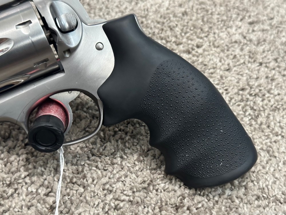Ruger Redhawk 44 magnum revolver stainless SS W leupold rings 7.5” -img-6