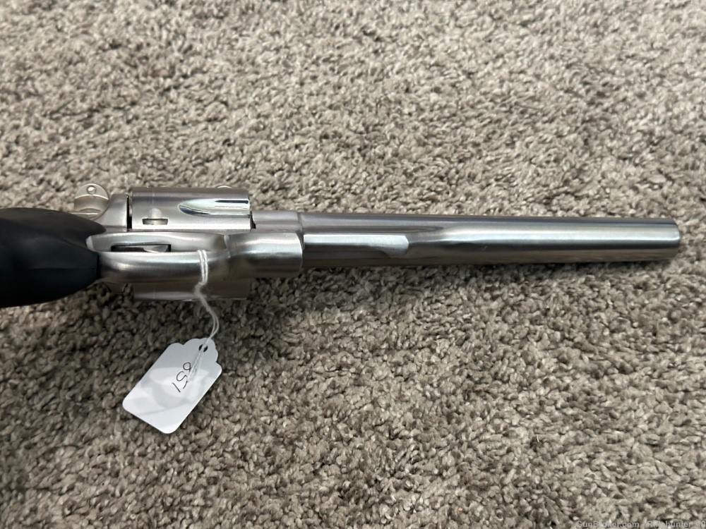 Ruger Redhawk 44 magnum revolver stainless SS W leupold rings 7.5” -img-11