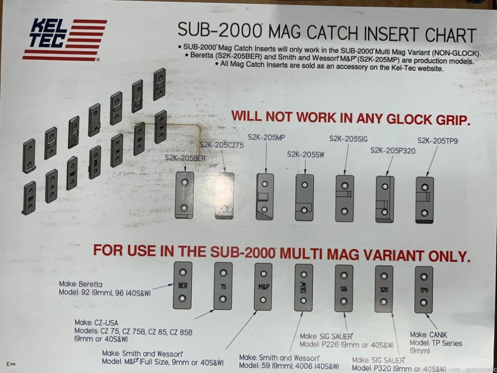 Kel-tec Keltec Sub 2000 Sub2k 9mm Glock 17 Mag G17 Sub-2k9-GLK LAYAWAY-img-10
