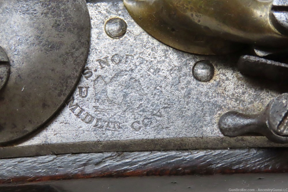 SIMEON NORTH Model 1816 .54 FLINTLOCK Pistol Mexican-American War   Antique-img-5