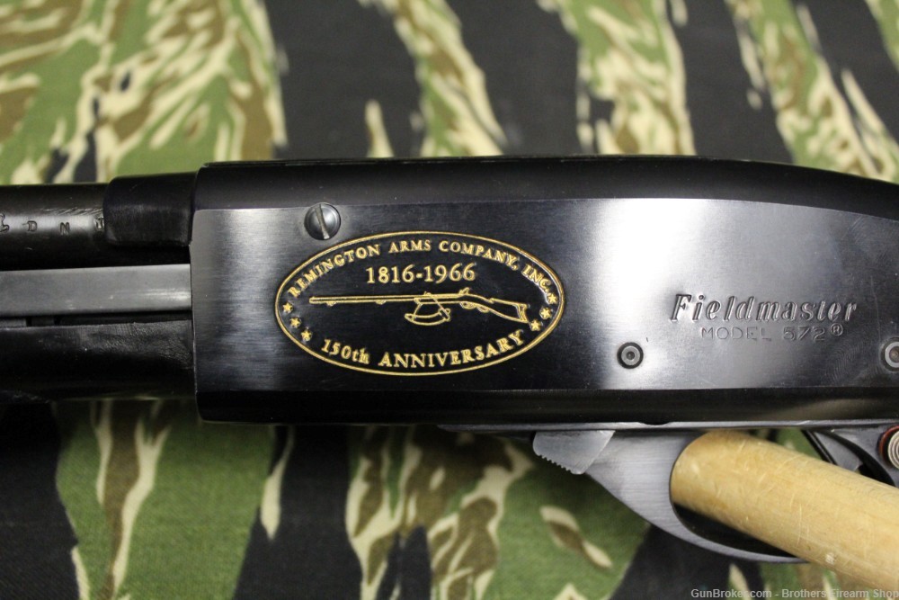 Remington 572 Fieldmaster 150th Anniversary Model Very Nice Shape-img-1
