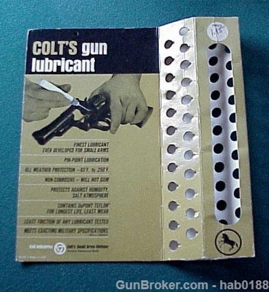 Colt Firearms Dealer Display For Gun Lubricants-img-0