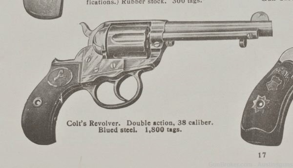 RARE Colt Model 1877 .38 "Lightning" - *TOBACCO CO. SHIPPED GUN* -img-8