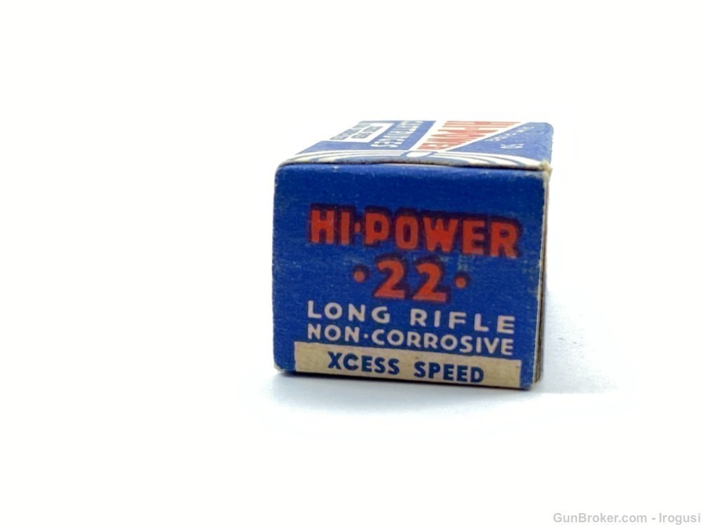 1940's Federal Hi-Power .22 LR Xcess Speed FULL Vintage Box-img-6