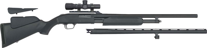 Mossberg 500 Combo 20GA 3" 26" Vr/24" Rifled W/ 2.5X20 Scope-img-0