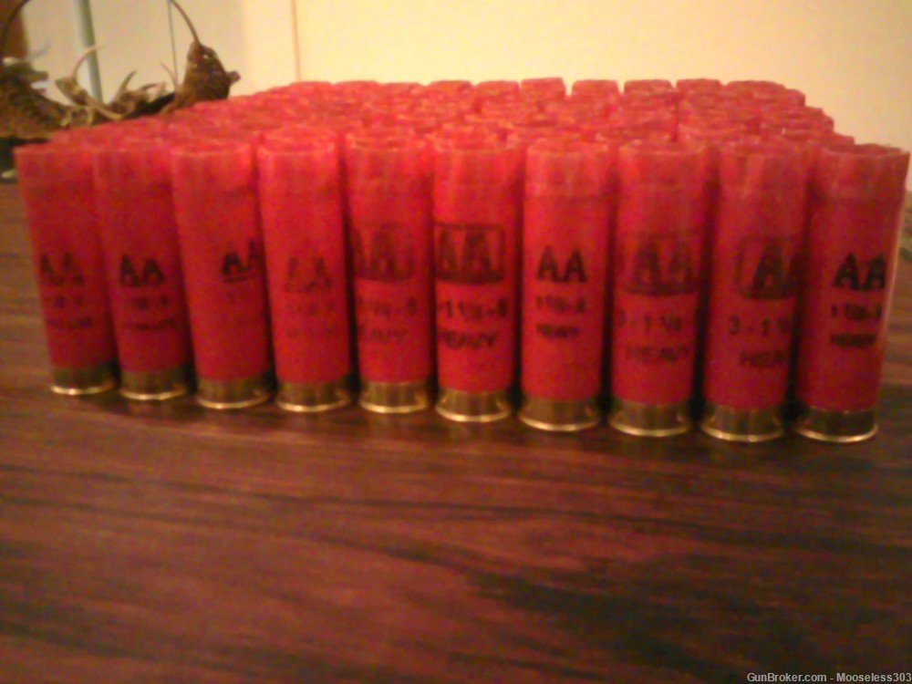 Winchester AA HS 12 Ga. 2.75 Inch Once Fired Red Hulls  100 Count-img-0