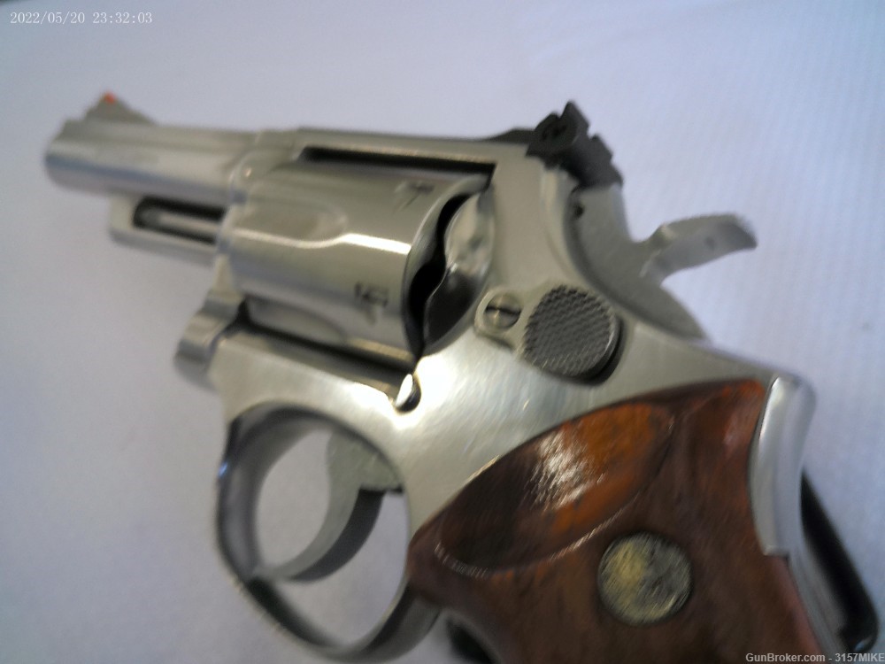 Smith & Wesson Model 66-1 Combat Magnum Stainless, .357 Mag, 4" Barrel-img-5