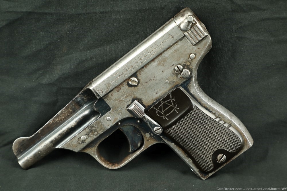 Davis-Warner Arms Corp. Infallible .32 ACP Semi-Auto Pistol, 1917-1921 C&R-img-5
